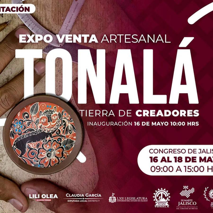 Llevan al Congreso muestra y venta artesanal de Tonalá