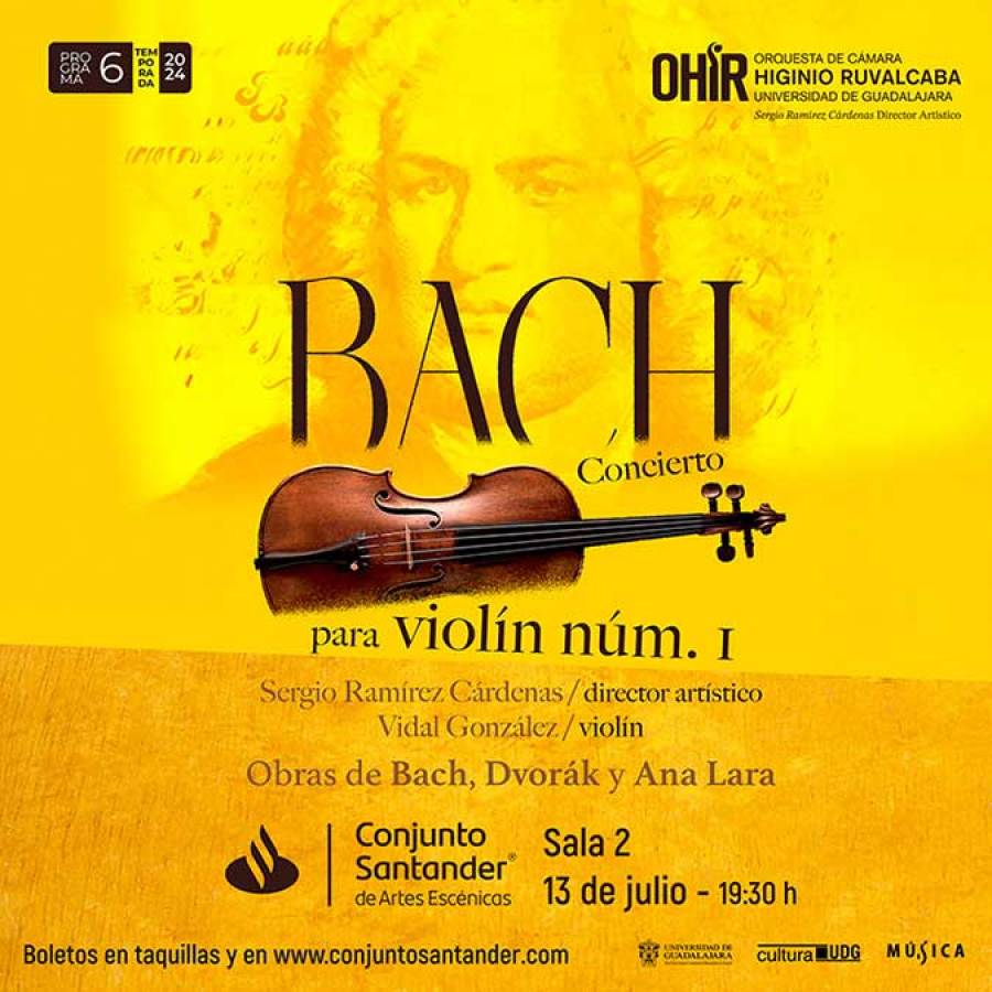 240713 OHIR presenta: Bach - concierto para violín núm. 1 - 13 de julio Conjunto Santander